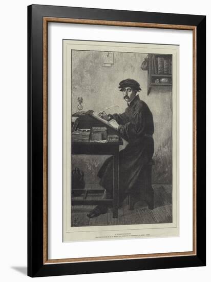 A Fugitive Thought-Henry Stacey Marks-Framed Giclee Print