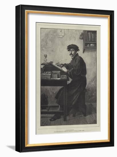 A Fugitive Thought-Henry Stacey Marks-Framed Giclee Print