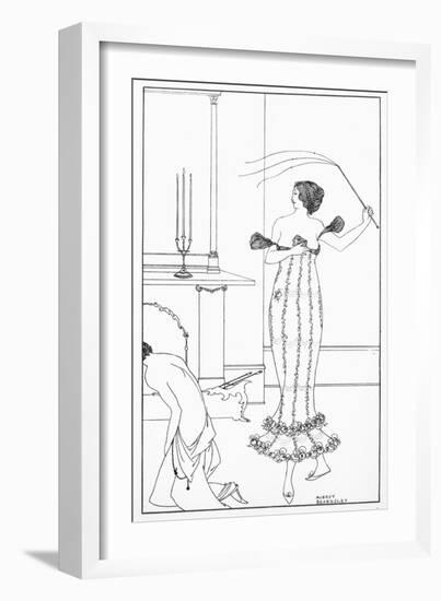 A Full and True Account of Wonderful Mission of Earl Lavender, which Lasted One Night and One Day-Aubrey Beardsley-Framed Giclee Print