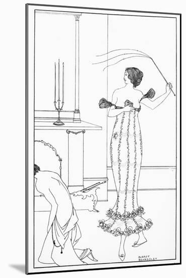 A Full and True Account of Wonderful Mission of Earl Lavender, which Lasted One Night and One Day-Aubrey Beardsley-Mounted Giclee Print