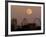 A Full Moon Rises Behind Downtown Saint Louis Buildings and the Gateway Arch Friday-Charlie Riedel-Framed Photographic Print