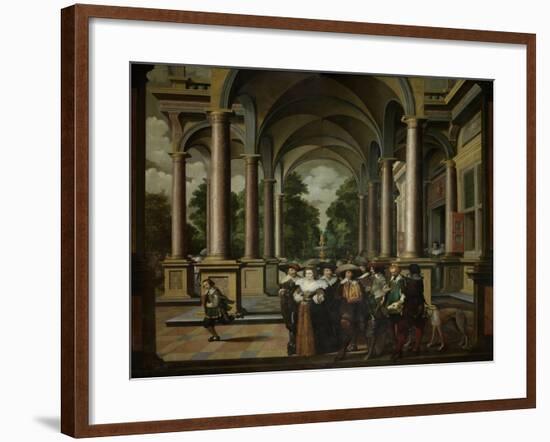 A Gallery-Dirck Van Delen-Framed Art Print