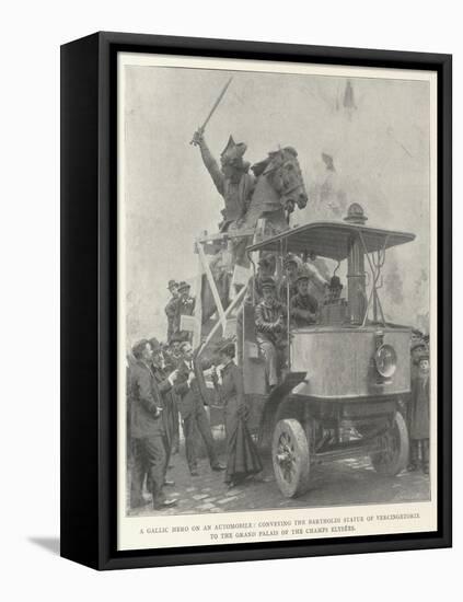 A Gallic Hero on an Automobile-null-Framed Premier Image Canvas