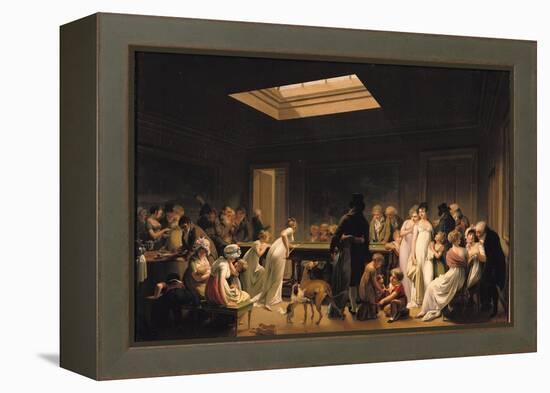 A Game of Billiards, 1807-Louis Leopold Boilly-Framed Premier Image Canvas