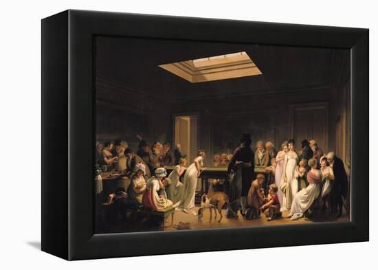 A Game of Billiards, 1807-Louis Leopold Boilly-Framed Premier Image Canvas