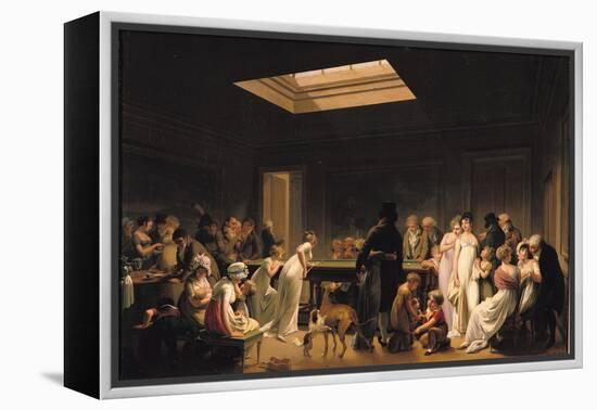 A Game of Billiards, 1807-Louis Leopold Boilly-Framed Premier Image Canvas