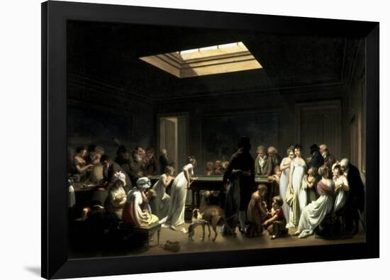A Game of Billiards-Louis-Leopold Boilly-Framed Art Print