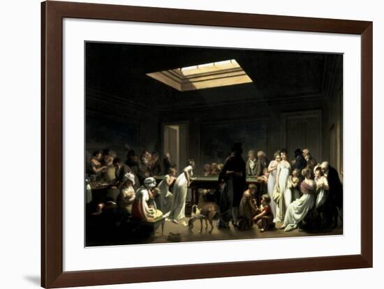 A Game of Billiards-Louis-Leopold Boilly-Framed Art Print