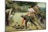 A Game of Bourles in Flanders, 1911-Remy Cogghe-Mounted Giclee Print