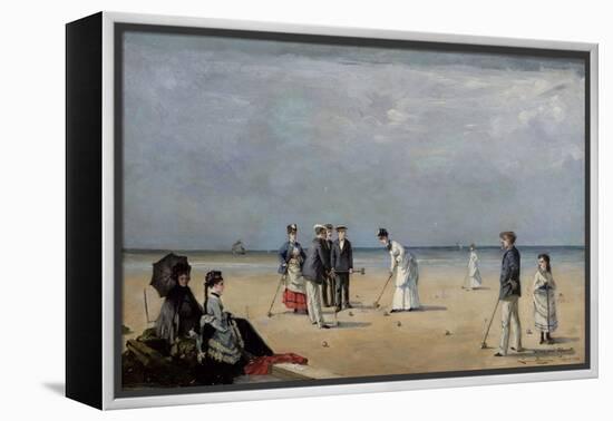 A Game of Croquet, 1872-Louise Abbema-Framed Premier Image Canvas