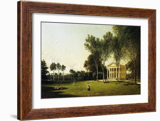 A Game of Croquet, 1873-David Johnson-Framed Giclee Print