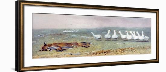 A Game of Fox and Geese, 1868-Briton Rivière-Framed Giclee Print