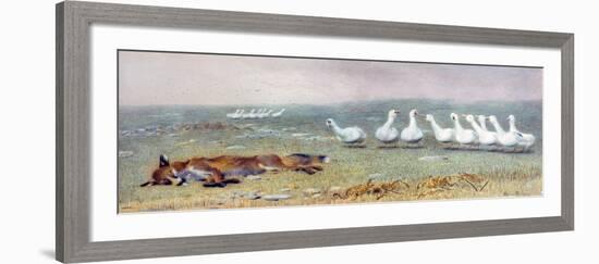 A Game of Fox and Geese, 1868-Briton Rivière-Framed Giclee Print