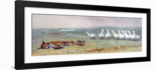 A Game of Fox and Geese, 1868-Briton Rivière-Framed Giclee Print