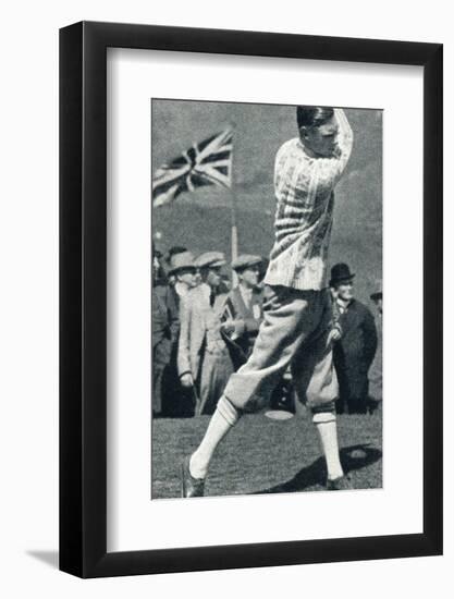 'A Game of Golf', 1924 (1937)-Unknown-Framed Photographic Print