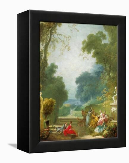 A Game of Hot Cockles, c.1775-80-Jean-Honore Fragonard-Framed Premier Image Canvas