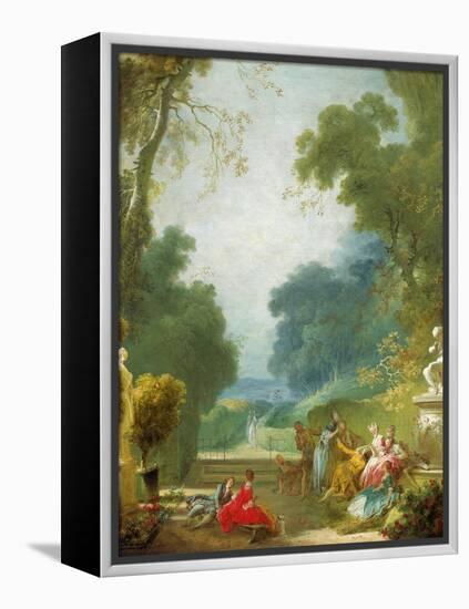 A Game of Hot Cockles, c.1775-80-Jean-Honore Fragonard-Framed Premier Image Canvas