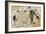 A Game of Neck Pull (Kubippiki) Between the Ozeki Tanikaze and Kintaro-Kitagawa Utamaro-Framed Giclee Print