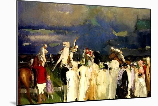 A Game of Polo, 1910-George Wesley Bellows-Mounted Giclee Print