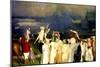 A Game of Polo, 1910-George Wesley Bellows-Mounted Giclee Print