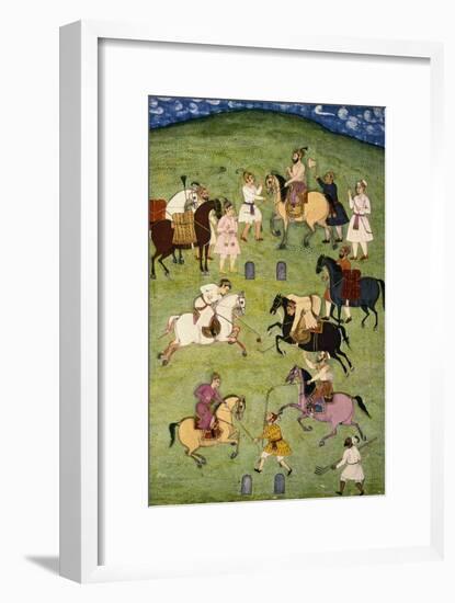 A Game of Polo, from the Large Clive Album-null-Framed Giclee Print