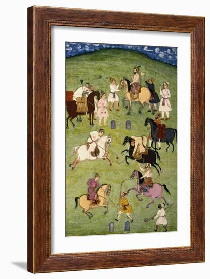 A Game of Polo, from the Large Clive Album-null-Framed Giclee Print