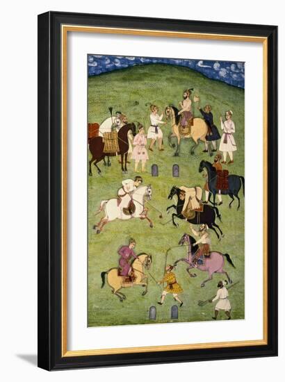 A Game of Polo, from the Large Clive Album-null-Framed Giclee Print