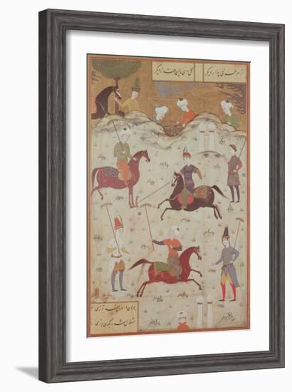 A Game of Polo-null-Framed Giclee Print