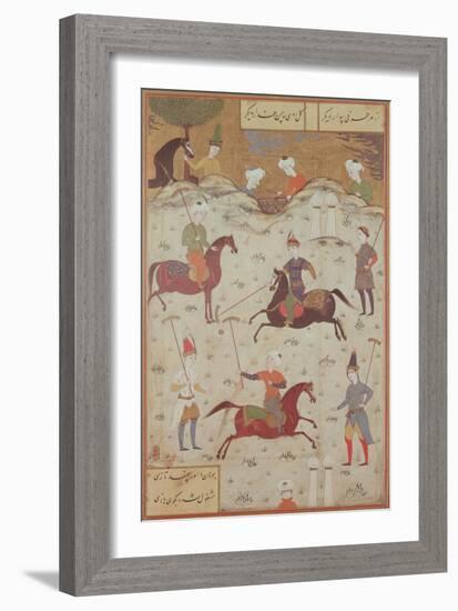 A Game of Polo-null-Framed Giclee Print