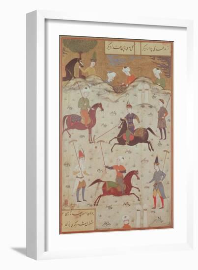 A Game of Polo-null-Framed Giclee Print