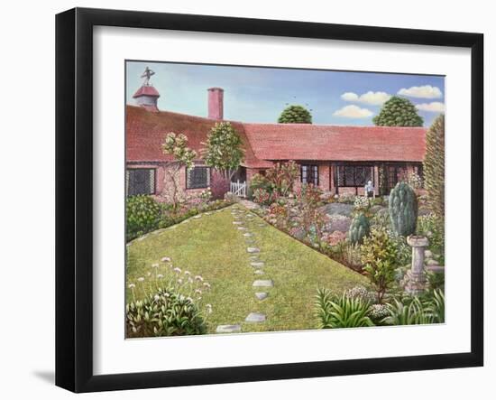 A Garden at Worthing, Sussex, 1983-Liz Wright-Framed Giclee Print