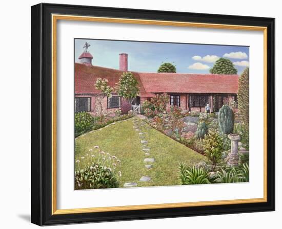 A Garden at Worthing, Sussex, 1983-Liz Wright-Framed Giclee Print