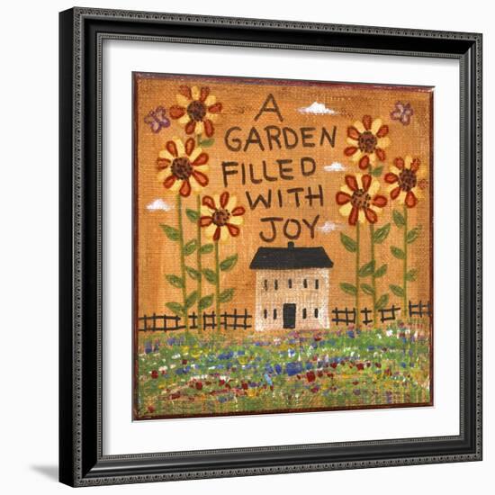 A Garden Filled With Joy-Cheryl Bartley-Framed Giclee Print