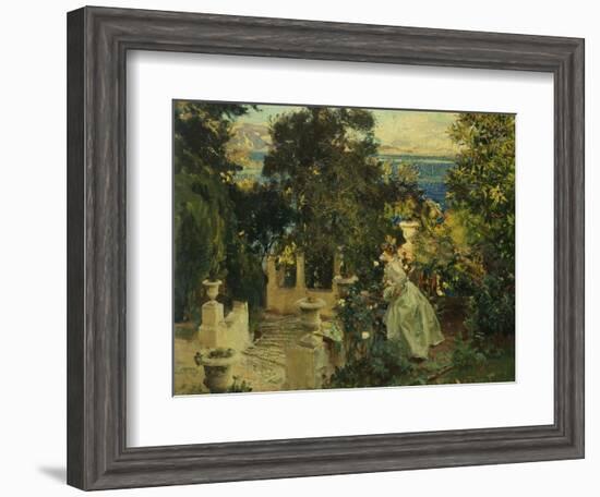 A Garden in Corfu, 1909-John Singer Sargent-Framed Giclee Print