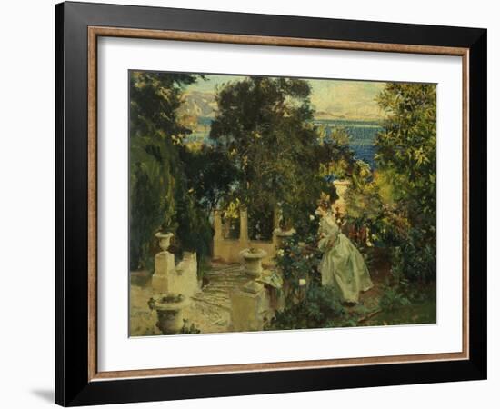 A Garden in Corfu, 1909-John Singer Sargent-Framed Giclee Print