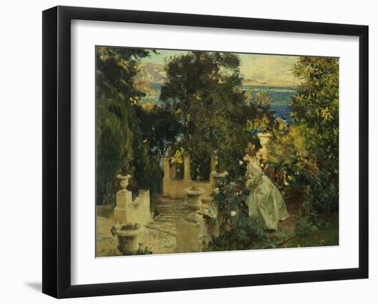 A Garden in Corfu, 1909-John Singer Sargent-Framed Giclee Print