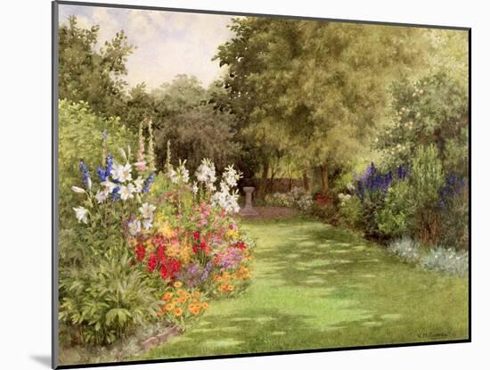 A Garden in July, c.1910-Violet Common-Mounted Giclee Print