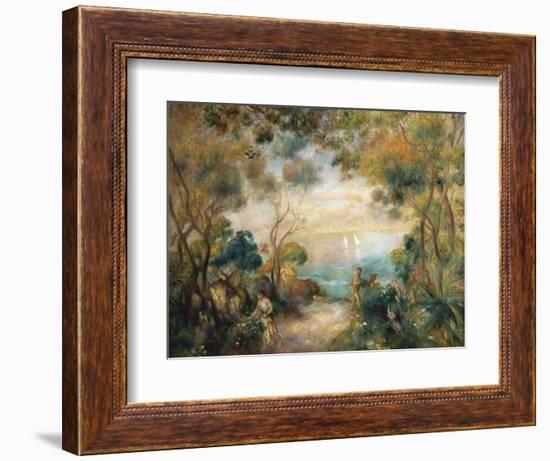 A Garden in Sorrento-Pierre-Auguste Renoir-Framed Giclee Print