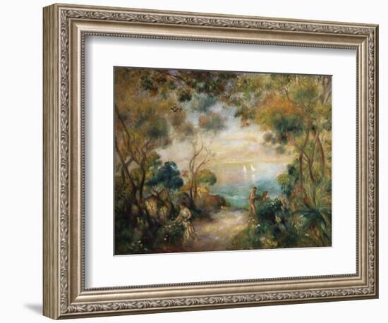 A Garden in Sorrento-Pierre-Auguste Renoir-Framed Giclee Print