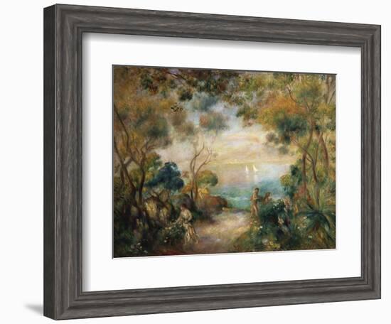 A Garden in Sorrento-Pierre-Auguste Renoir-Framed Giclee Print