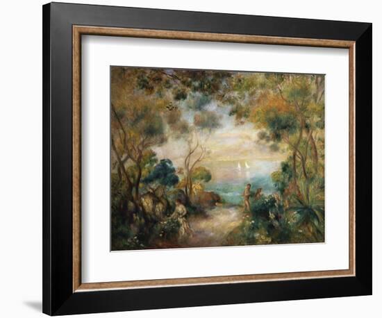 A Garden in Sorrento-Pierre-Auguste Renoir-Framed Giclee Print