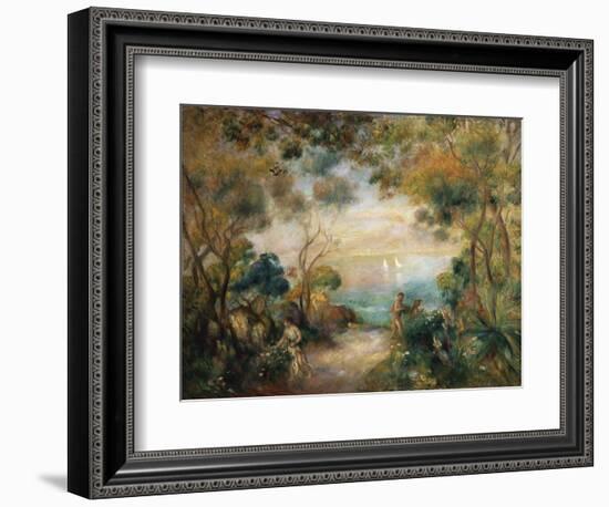 A Garden in Sorrento-Pierre-Auguste Renoir-Framed Giclee Print