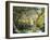 A Garden in Vetheuil-Claude Monet-Framed Giclee Print