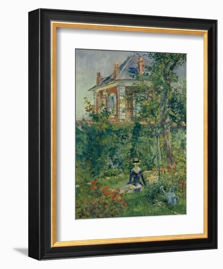 A Garden Nook at Bellevue, 1880-Edouard Manet-Framed Giclee Print
