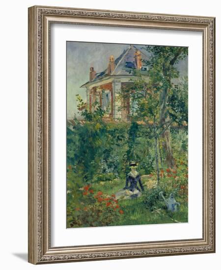 A Garden Nook at Bellevue, 1880-Edouard Manet-Framed Giclee Print