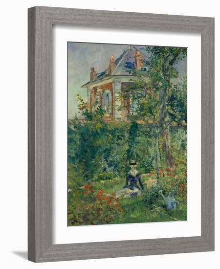 A Garden Nook at Bellevue, 1880-Edouard Manet-Framed Giclee Print