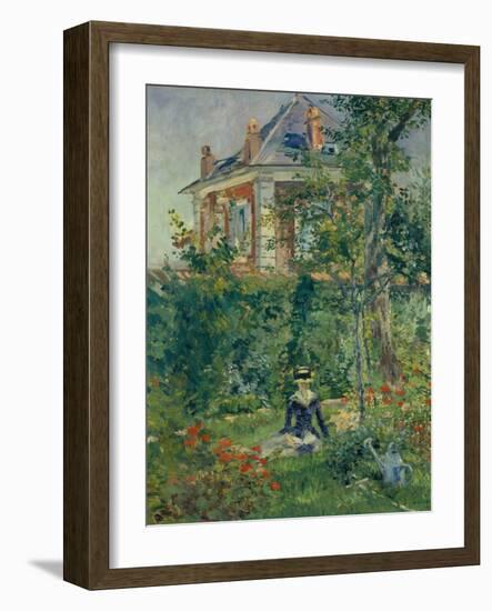 A Garden Nook at Bellevue, 1880-Edouard Manet-Framed Giclee Print