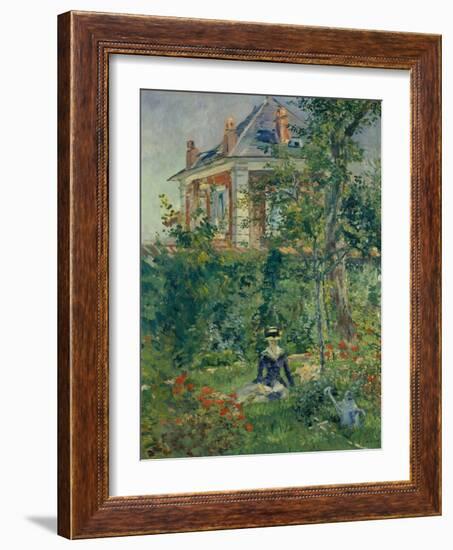 A Garden Nook at Bellevue, 1880-Edouard Manet-Framed Giclee Print