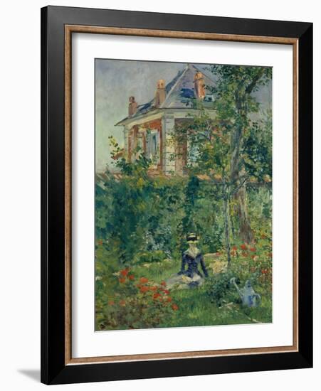 A Garden Nook at Bellevue, 1880-Edouard Manet-Framed Giclee Print