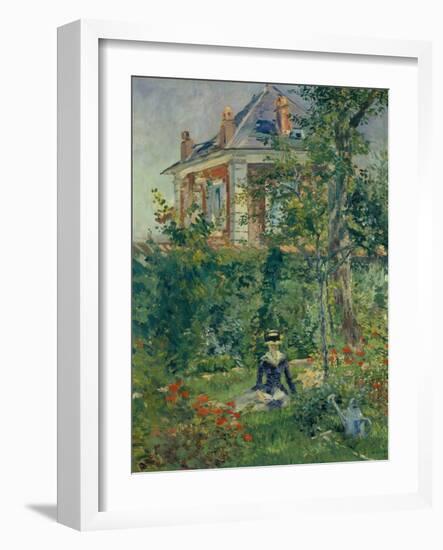 A Garden Nook at Bellevue, 1880-Edouard Manet-Framed Giclee Print